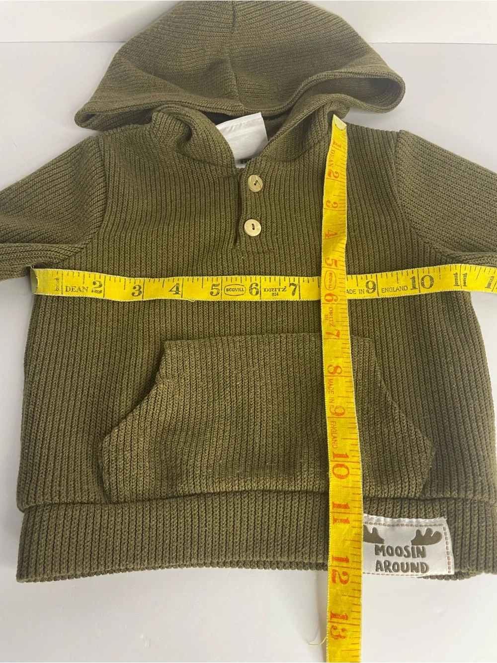 Little Ricky Moosin Around Ribbed Knit 2pc Set Soft 24 Months